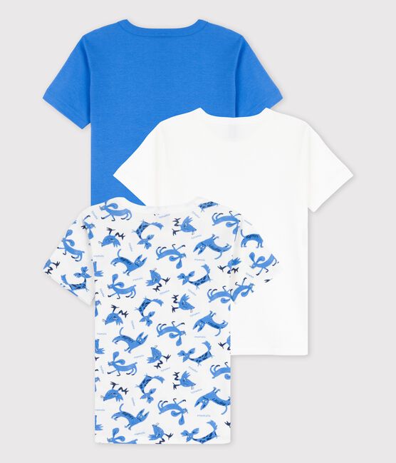 Boys' Short-Sleeved Animal Pattern T-Shirt - 3-Pack variante 1