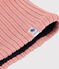 Babies' Knit Snood with Recycled Fleece Lining SALINE pink