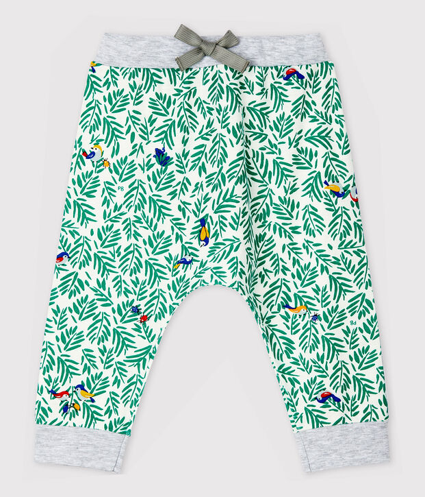 Baby Boys' Print Ribbed Trousers white/multicolor