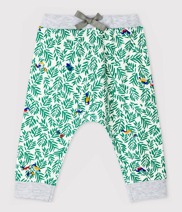 Baby Boys' Print Ribbed Trousers white/multicolor