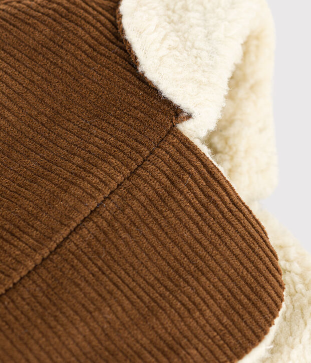 Babies' Velour Chapka brown