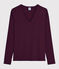 Women's iconic V-neck T-shirt ALIVE red