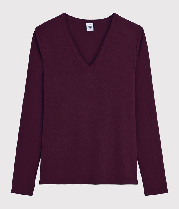 Women's iconic V-neck T-shirt red