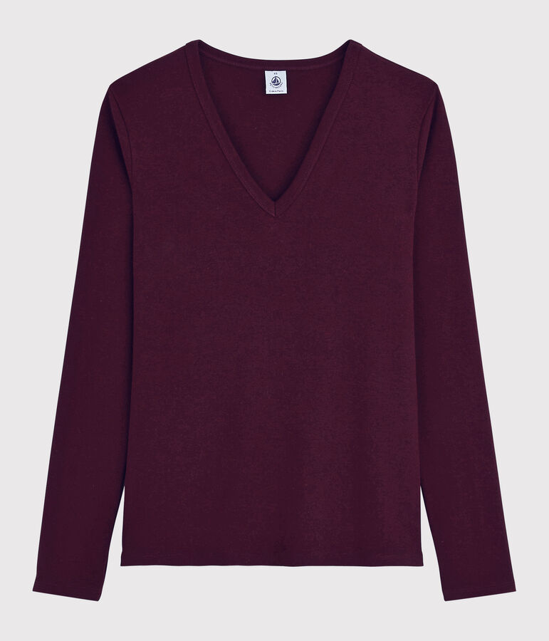 Women's iconic V-neck T-shirt red