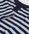 Babies' Long-Sleeved Cotton T-shirt MEDIEVAL blue/FUMEE