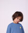 Children's plain cotton sweatshirt blue