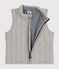 Babies' tube knit jacket CHATON CHINE grey