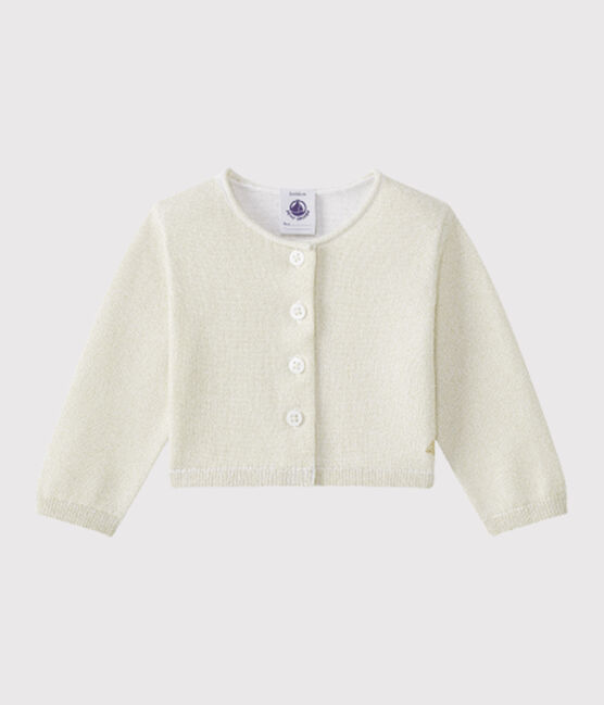 Baby Girls' Shiny Bolero ECUME white/EM DORE brown