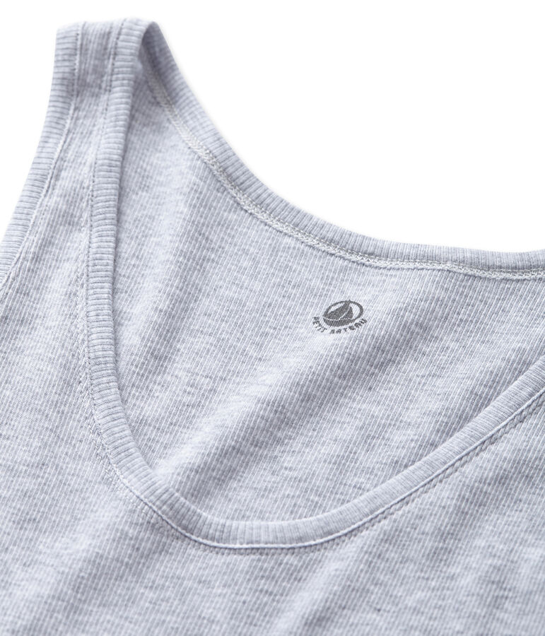 Women's nightie in ultra light cotton - grey