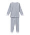 Boy's graphic print pyjamas ECUME white/ASTRO blue