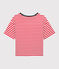 Women's BOXY Cotton T-Shirt PEPS red/MARSHMALLOW white