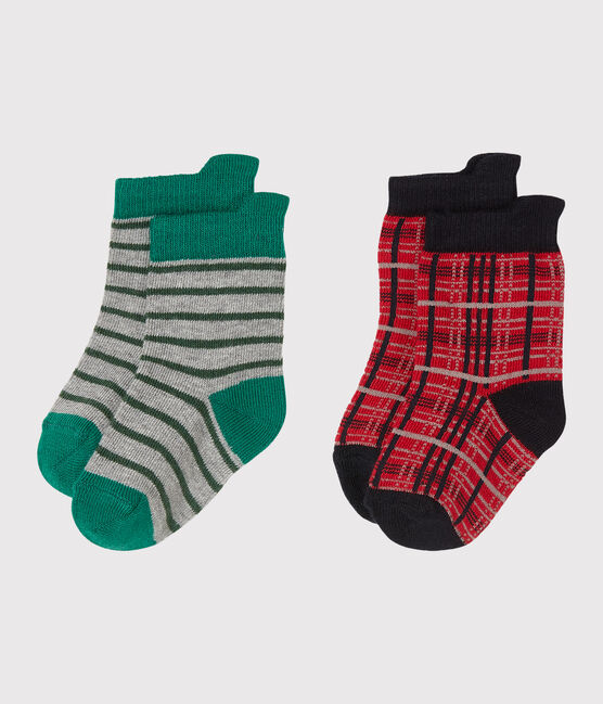 Baby Boys' Socks - 2-Piece Set TERKUIT red