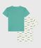 Pack of children's short-sleeved printed cotton T-shirts variante 1
