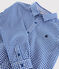 Boys' Long-Sleeved Poplin Shirt MARSHMALLOW white/MULTICO white