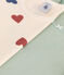 Children's short-sleeved heart pattern cotton T-shirts - 2-pack variante 1