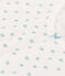 Girls' Spotted Cotton Short Pyjamas MARSHMALLOW /BOB