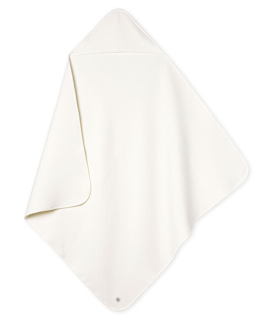 Babies' Tube Knit Blanket MARSHMALLOW white