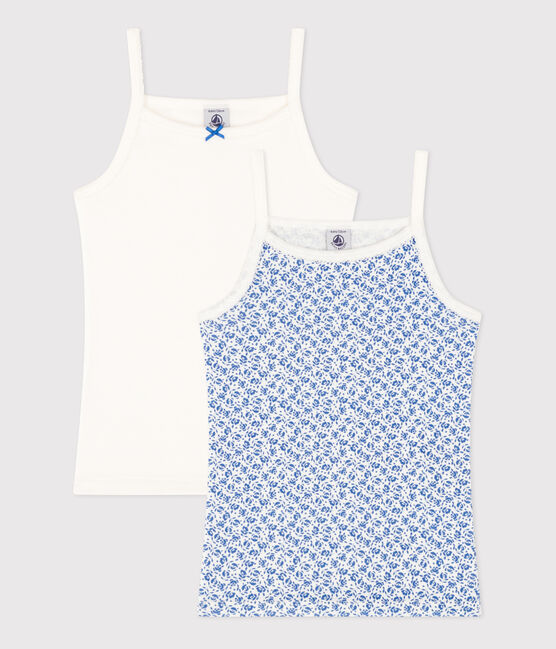 Children's Floral Cotton Vests - 2-Pack variante 1
