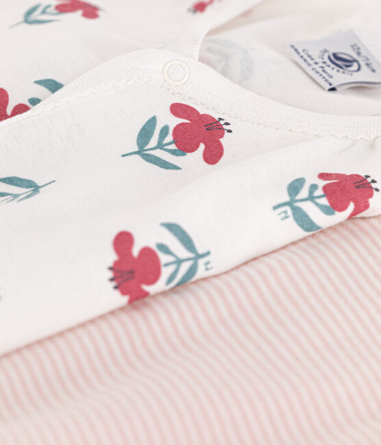 Babies' Floral Cotton Playsuits - Set of 2 variante 1