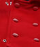 Unisex baby's pea jacket in fleece TERKUIT red