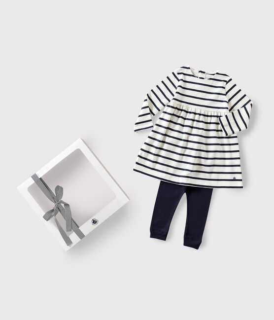 Babies' Cotton Breton Dress and Leggings variante 1