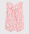Babies' sleeveless jumpsuit in cotton with a pink cherry print FLEUR pink/SPI