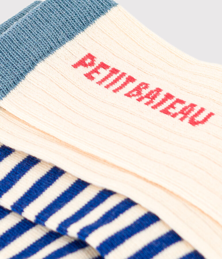 Children's Unisex Petit Boat Socks - 2-Pack multicolor