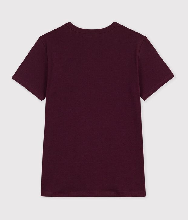 Women's short-sleeved plain cotton T-shirt MOON