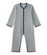 Boy's warm fleece coveralls