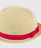 Baby Girls' Straw Hat NATUREL pink