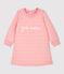 Babies' Organic Quilted Dress CHARME pink
