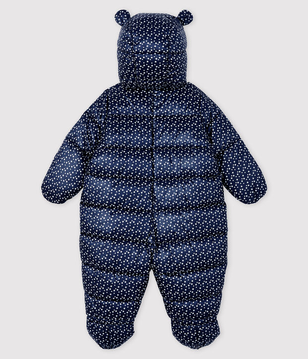 Baby's unisex snowsuit blue/white