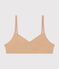 Soutien-gorge triangle en coton enfant TRENCH beige