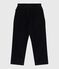 Girls' plain corduroy trousers SMOKING blue