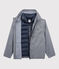 3-in-1 recycled children's windbreaker SMOKING blue