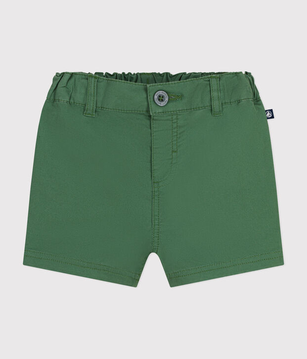 Babies' serge shorts green