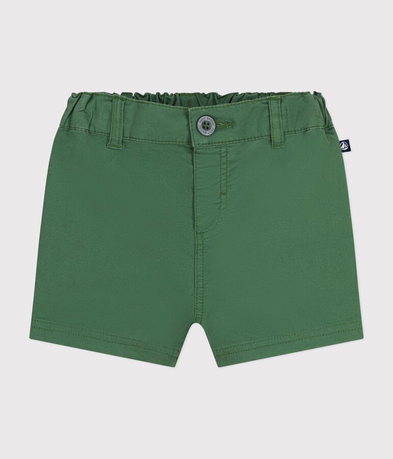 Babies' serge shorts PALMERAIE green