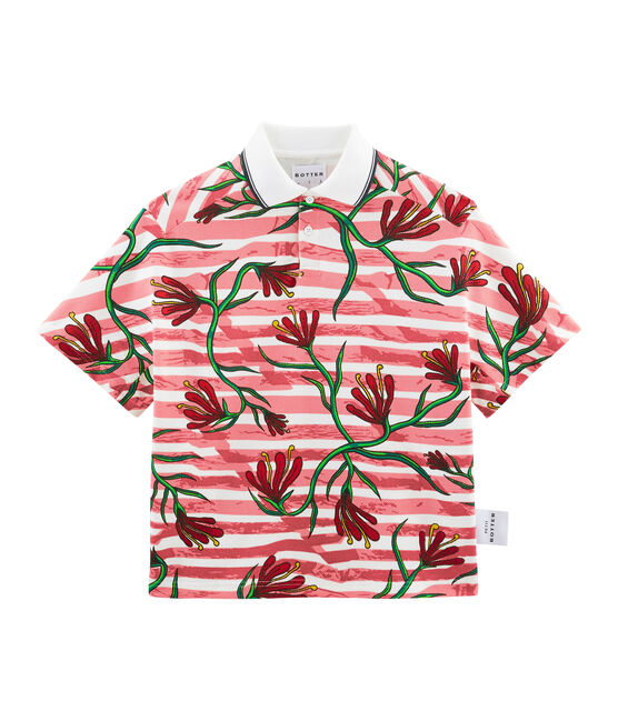 Short-Sleeved Polo Shirt MARSHMALLOW white/MULTICO white