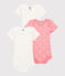 Baby Girls' Springtime Short-Sleeved Bodysuit - 3-Pack variante 1