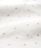 Starry White Organic Cotton Baby Bib MARSHMALLOW white/GRIS grey