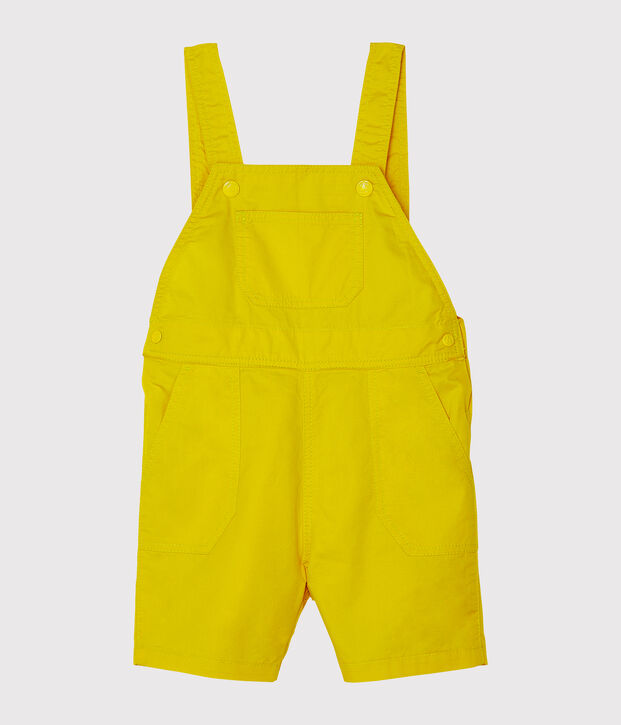 Baby Boys' Short Dungarees yellow