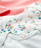 Baby Girls' Floral Long-Sleeved Organic Cotton Bodysuits - 3-Pack variante 1