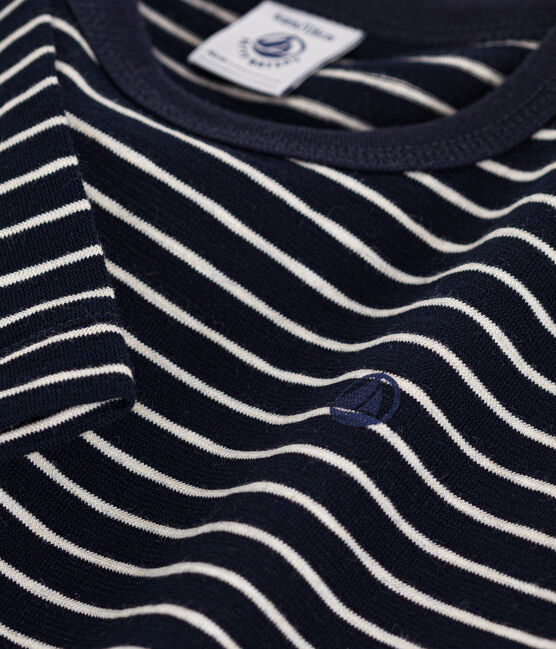 Boys' long-sleeved slub jersey T-shirt SMOKING /MONTELIMAR