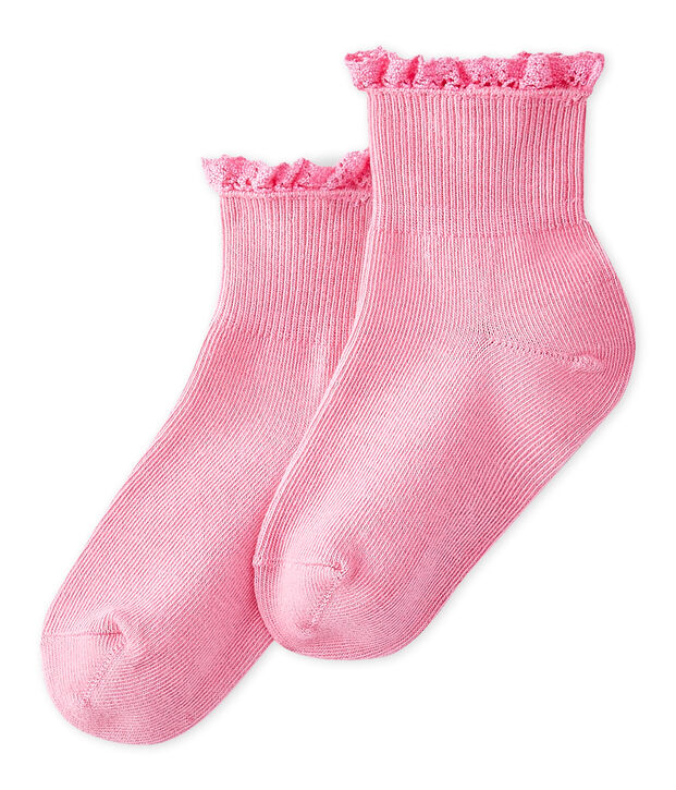 Baby Girls' Lace Socks pink