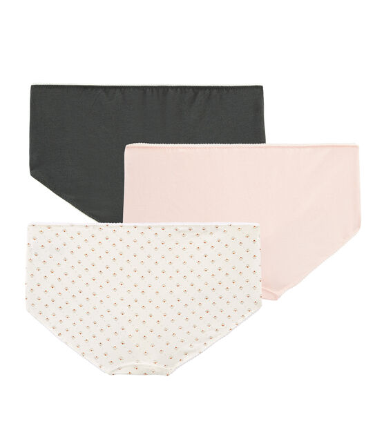Girls' Stretch Cotton Boxers - Set of 3 variante 1