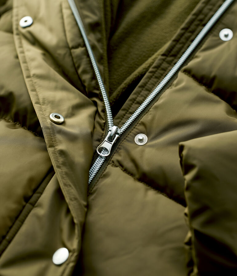 Girls' Long Coat green