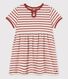 Babies' Organic Cotton Striped Short-Sleeved Dress