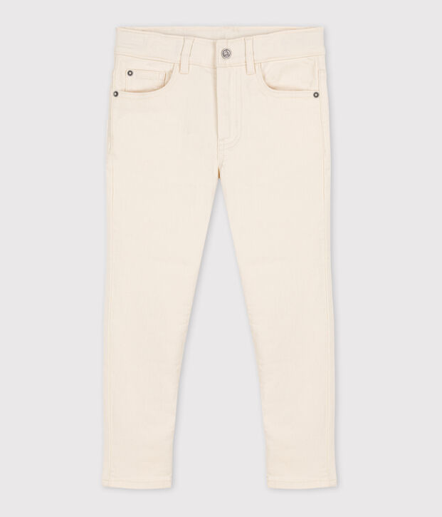 Boys' Denim Trousers Ecru