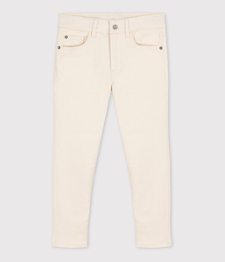 Boys' Denim Trousers Ecru