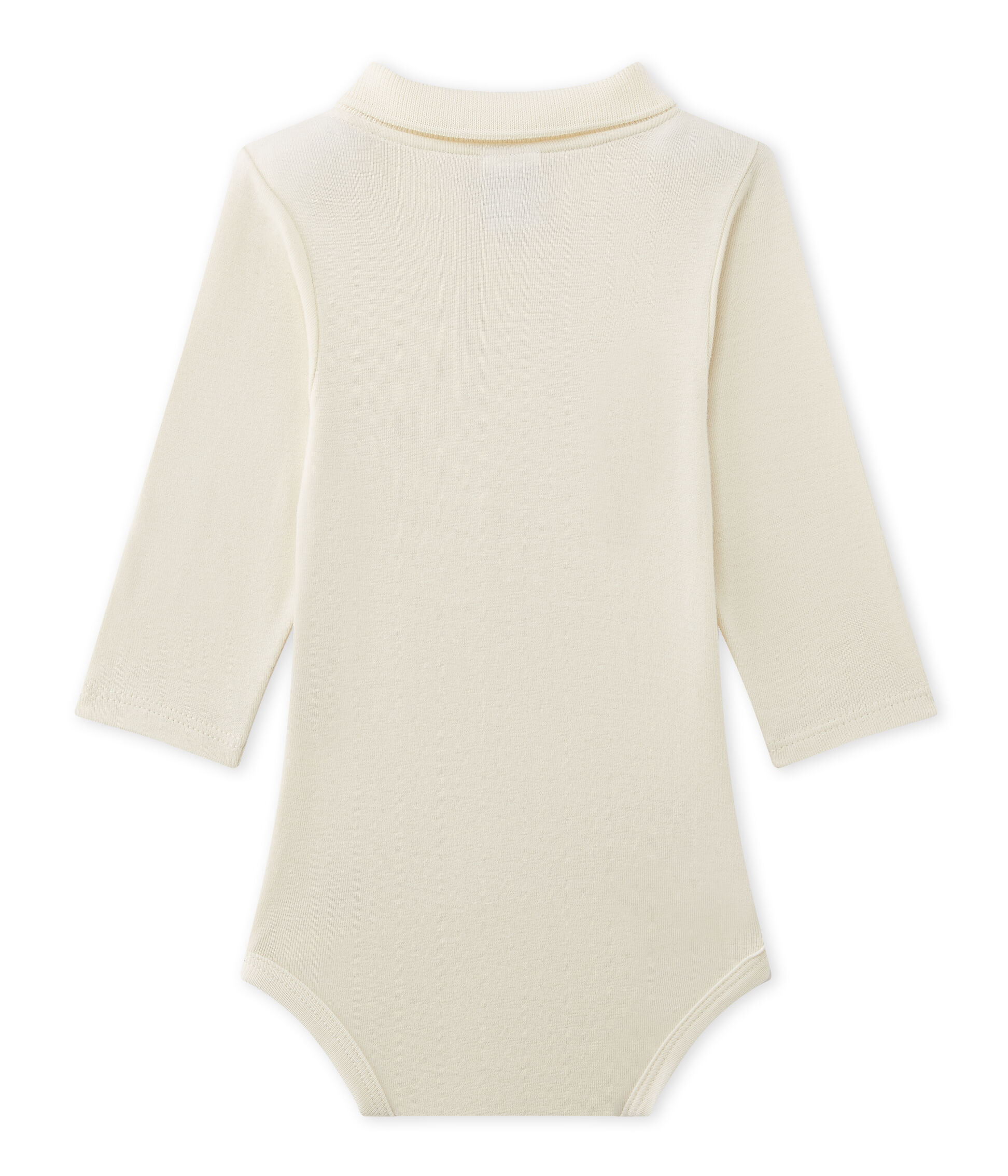 beige baby bodysuit